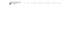 Desktop Screenshot of frederickfitness.com